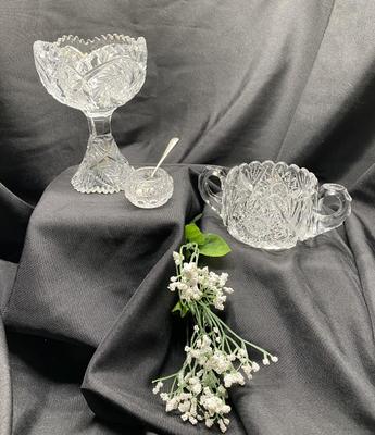 4 Antique Glass Pieces