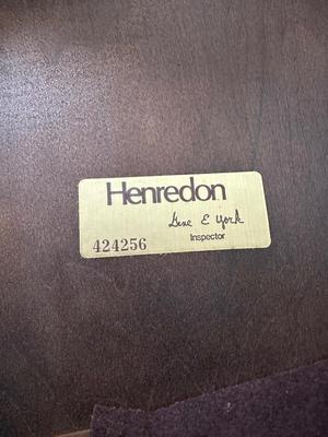 Henredon Solid Dark Walnut Nesting Tables. (See Details)