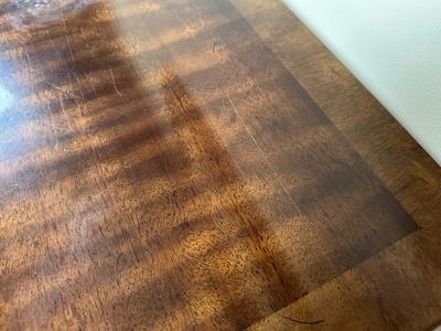 Henredon Solid Dark Walnut Nesting Tables. (See Details)
