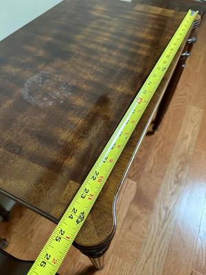Henredon Solid Dark Walnut Nesting Tables. (See Details)