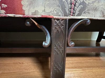 Chippendale Style Camelback Sofa (See Details)