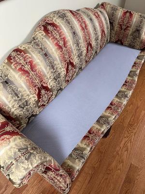 Chippendale Style Camelback Sofa (See Details)