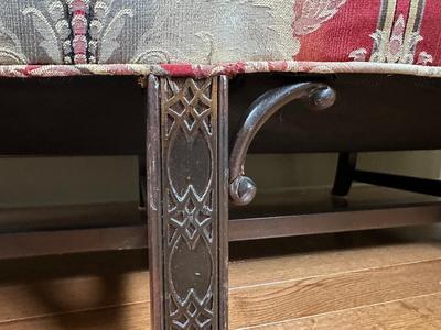 Chippendale Style Camelback Sofa (See Details)