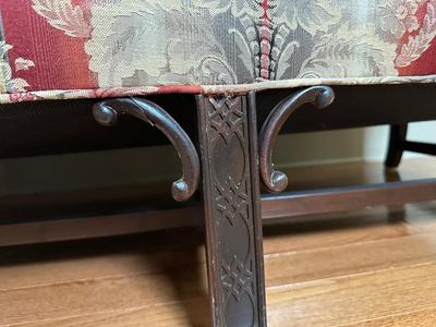 Chippendale Style Camelback Sofa (See Details)