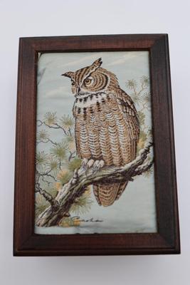 Cash's Silk Woven Art Wooden Box
