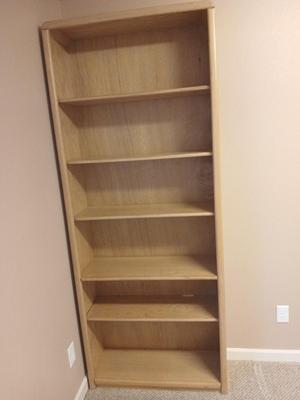 Aspen Furniture Designs cont. bookcase / bookshelf with 4 adjustable shelves