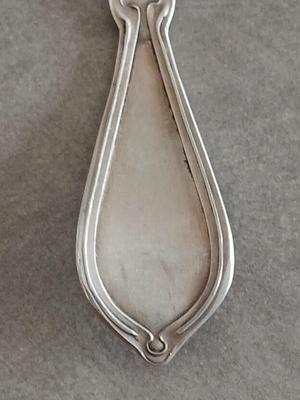 Antique Sterling Silver Floral Sauce 5" Ladle