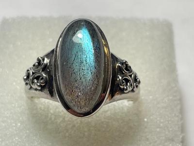 Designer Doug Paulus DP Sterling Silver .925 Fashion Ring in VG Preowned Condition. (Ring Size-8.75).