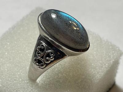 Designer Doug Paulus DP Sterling Silver .925 Fashion Ring in VG Preowned Condition. (Ring Size-8.75).