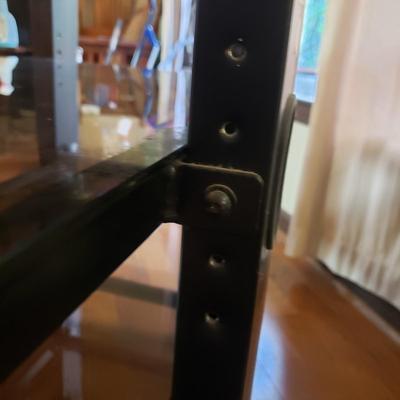 Glass Shelved Entertainment Center (LR-KD)