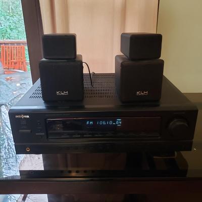 Insignia NS-R2000 Stereo Receiver W/KLH Speakers