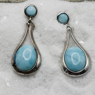 Sterling drop earrings