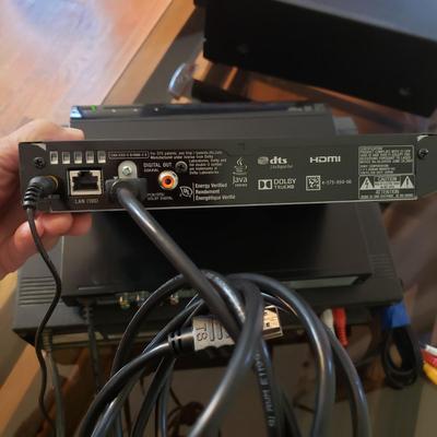 Symphonic VHS Player, Sony CD/DVD Player and Sony Blu-ray DVD Player (LR-KD)