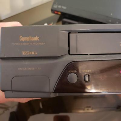Symphonic VHS Player, Sony CD/DVD Player and Sony Blu-ray DVD Player (LR-KD)