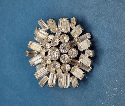 Snowflake Rhinestone Pin