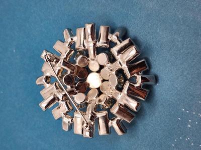 Snowflake Rhinestone Pin