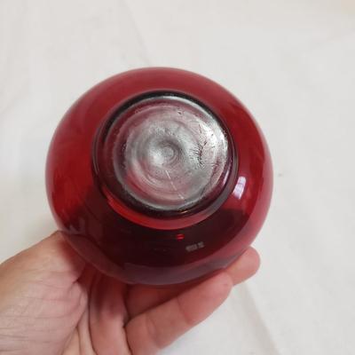 Red/Purple Pitchers, Creamers and Vase (LR-KD)