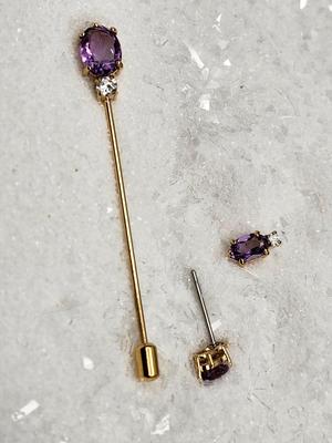 Amethyst & Diamonds