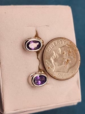 Tanzanite Stud Earrings