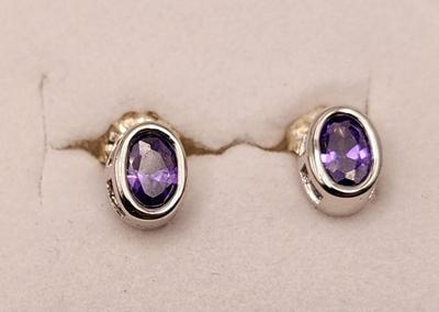 Tanzanite Stud Earrings