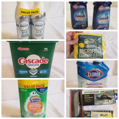 Unopened Cleaning Supplies and Tools (LR-KD)