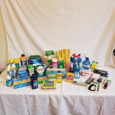Unopened Cleaning Supplies and Tools (LR-KD)