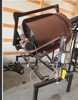 Mixing Drum for painting rubber mulch