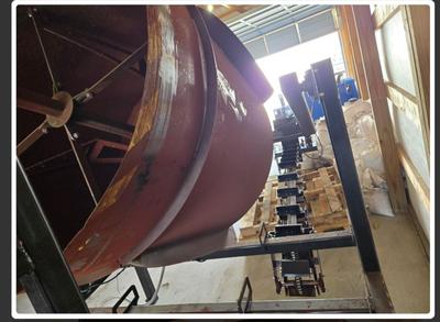 Mixing Drum for painting rubber mulch