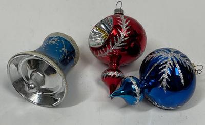 Vintage Mercury glass ornaments
