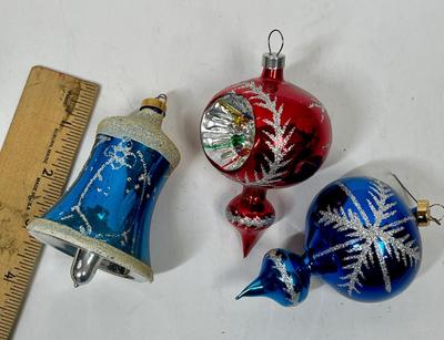 Vintage Mercury glass ornaments