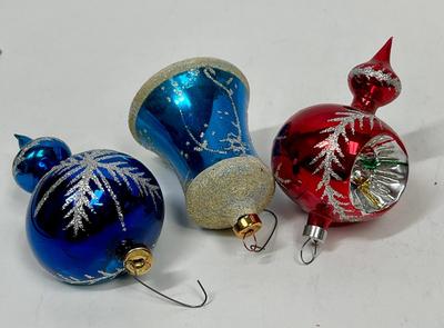 Vintage Mercury glass ornaments