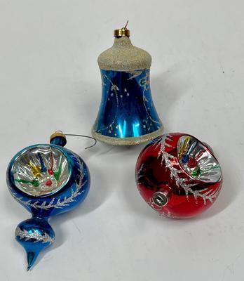 Vintage Mercury glass ornaments