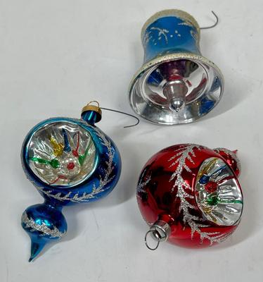 Vintage Mercury glass ornaments