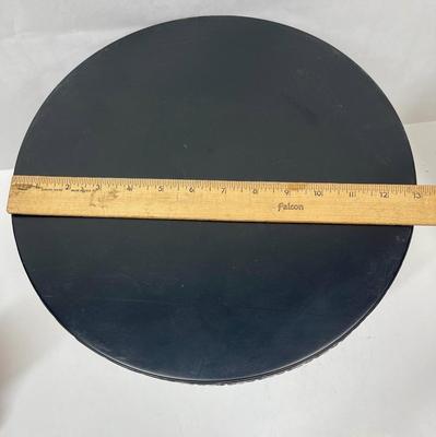 Black display stand