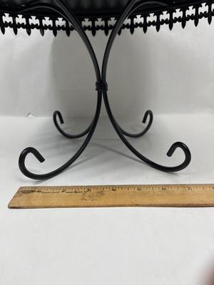 Black display stand