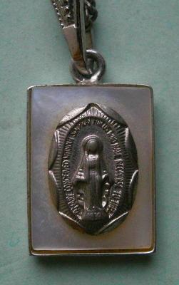 Sterling Silver Star Madona Pendant