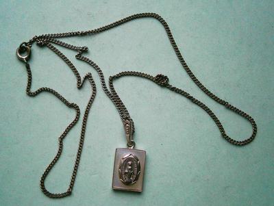 Sterling Silver Star Madona Pendant