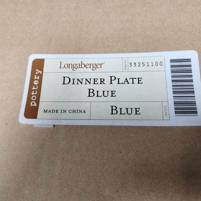 Longaberger Vintage Blue Pattern Dishes - 3 pieces setting #1