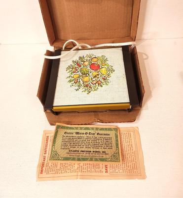 Lot #2 Vintage Mushroom-themed Hot Plate in Box