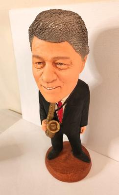 Lot #4 Rare 1993 ESCO Chalkware Bill Clinton Figure