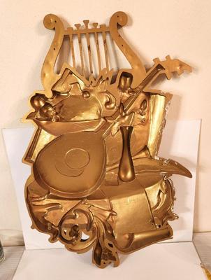 Lot #10 Syroco Wall Hanging - Post Modern