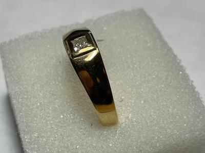 Vintage D'Joy Designer Gold-tone Over Sterling Silver .925 Fashion Ring Size-7 in Very Good Preowned Condition as Pic'd.