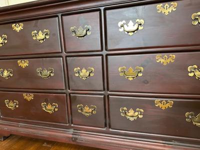 9 Drawer Solid Cherry Dresser (See Details)