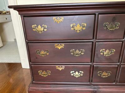 9 Drawer Solid Cherry Dresser (See Details)