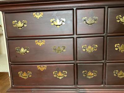 9 Drawer Solid Cherry Dresser (See Details)