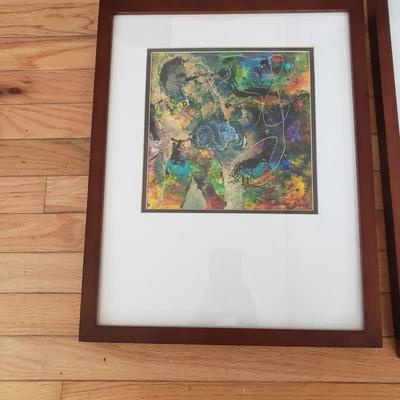 Trio of Jazz Original/Signed Artwork by Eileen Ross (S-KD)