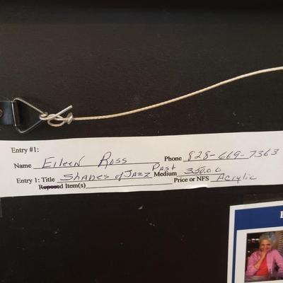 Trio of Jazz Original/Signed Artwork by Eileen Ross (S-KD)