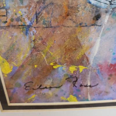 Trio of Jazz Original/Signed Artwork by Eileen Ross (S-KD)