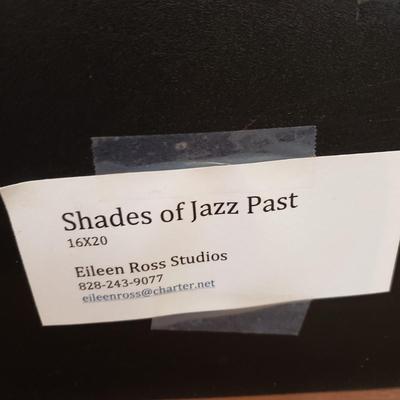 Trio of Jazz Original/Signed Artwork by Eileen Ross (S-KD)