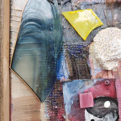 Collage and 3D Original Artwork by Eileen Ross & Karen Paquette (S-KD)